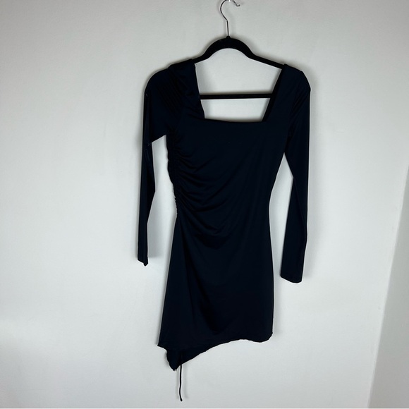 NWT Princess Polly Caprani Long Sleeve Mini Dress Black Size 4 - Picture 3 of 6
